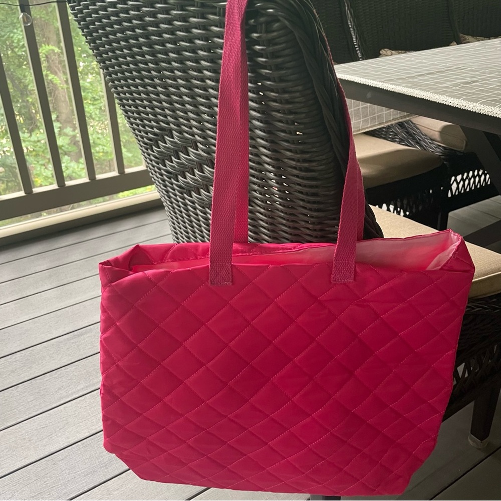 Womens Old Navy Quilted Tote Bag Backpack
